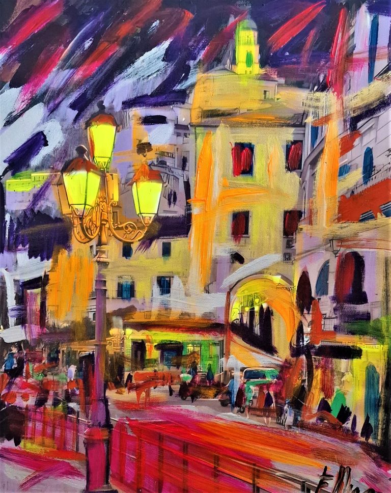 AMALFI 2023 MISTA SU TELA 40X50